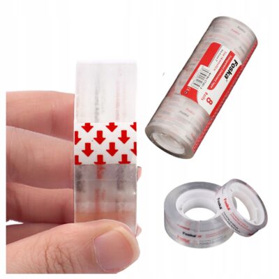 Taśma biurowa 8 rolek 18mm x 33m