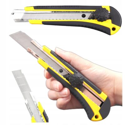 Nóż do papieru + 10 sztuk ostrzy