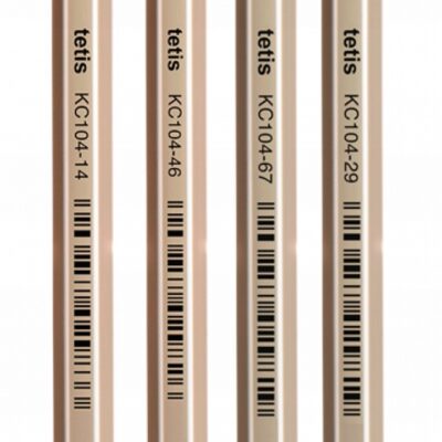 CIENKOPISY KREŚLARSKIE MIX KOLORÓW 4SZT TETIS NIETOKSYCZNE 0,7MM