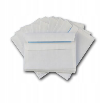 Koperty na listy, biurowe wysyłkowe C6 SK samoklejące białe 500szt