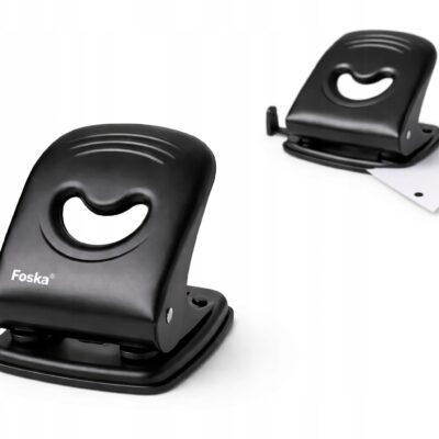 DZIURKACZ BIUROWY CZARNY PERFORATOR DZIURKARKA DO 35KARTEK