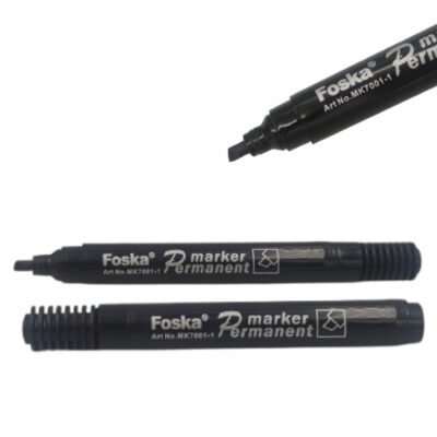 Marker Permanentny wodoodporny niezmazywalny czarny 1 szt